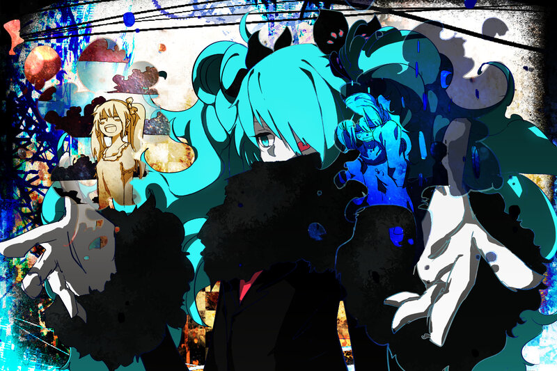Anime Character with Blue Hair — Chaotic