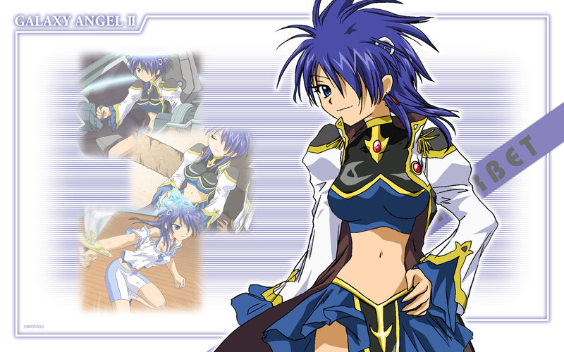 Anime Character with Blue Hair — Confident