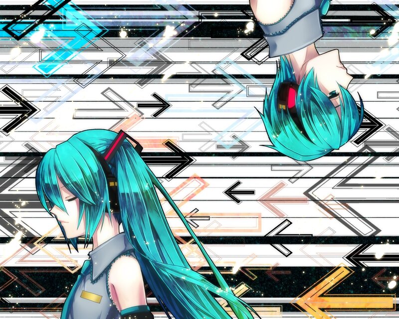 Anime Character with Blue Hair — Cyan, Dynamic