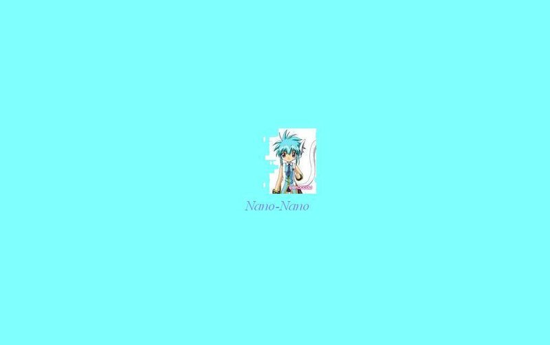 Anime Character with Blue Hair — Cyan