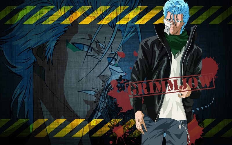 Anime Character with Blue Hair — Dark, Intense