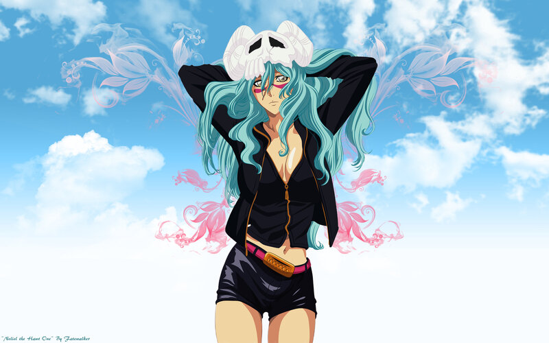 Anime Character with Blue Hair — Dramatic, Afternoon