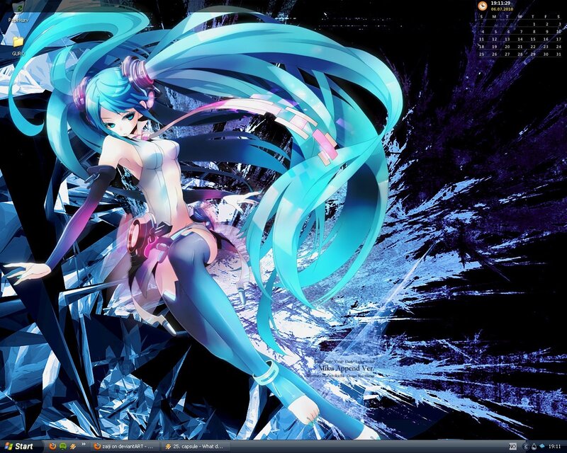 Anime Character with Blue Hair — Dramatic, Night, Digital Art, Long Hair