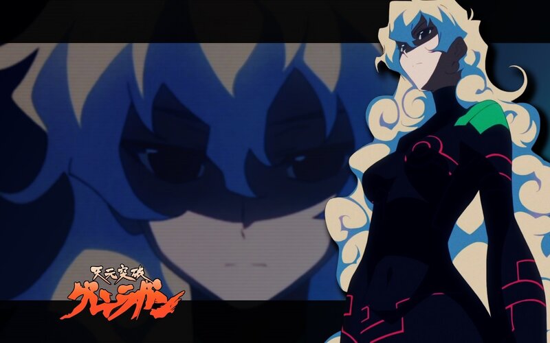 Anime Character with Blue Hair — Dramatic, Shadow