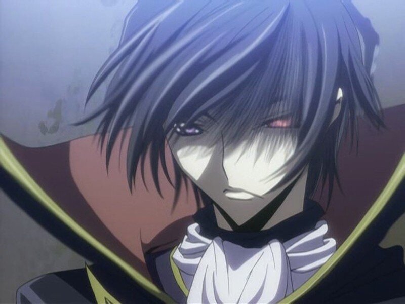 Anime Character with Blue Hair — Dramatic, Sword