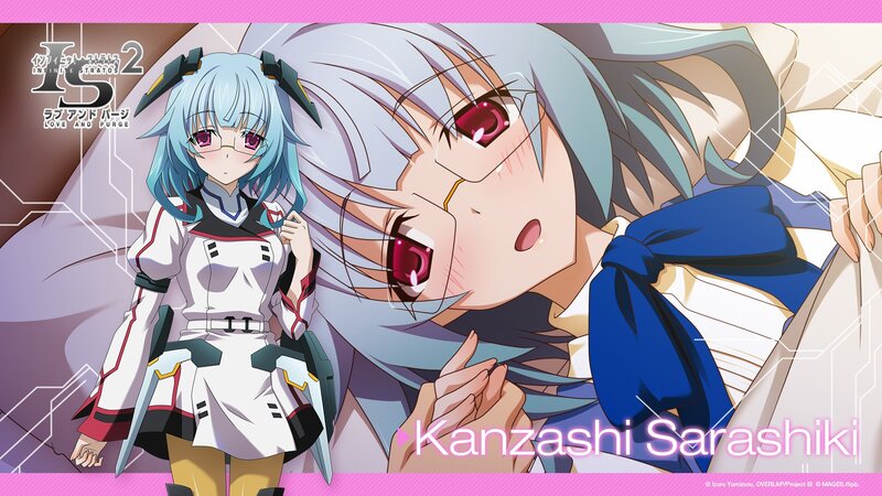 Anime Character with Blue Hair — Dramatic, Text, Glasses