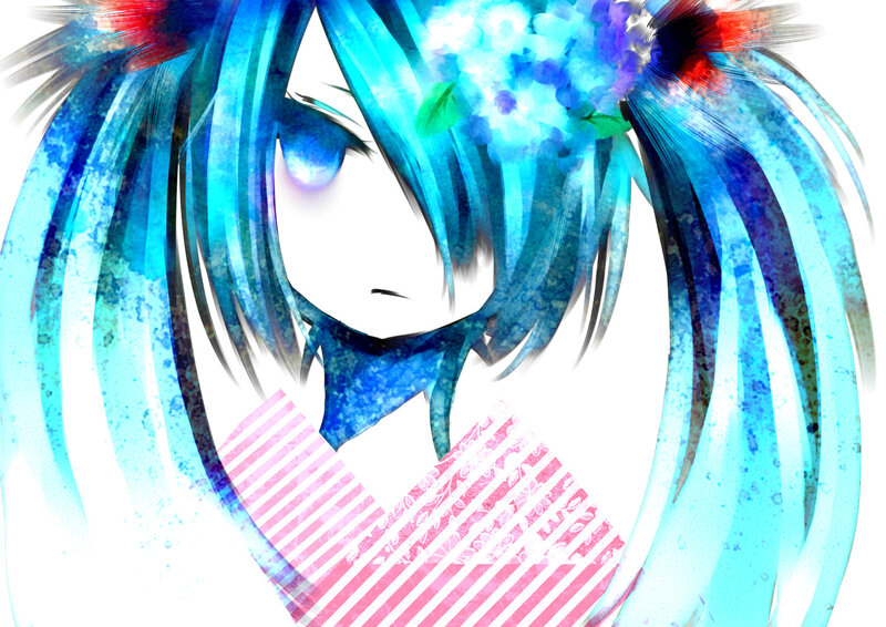 Anime Character with Blue Hair — Dreamy