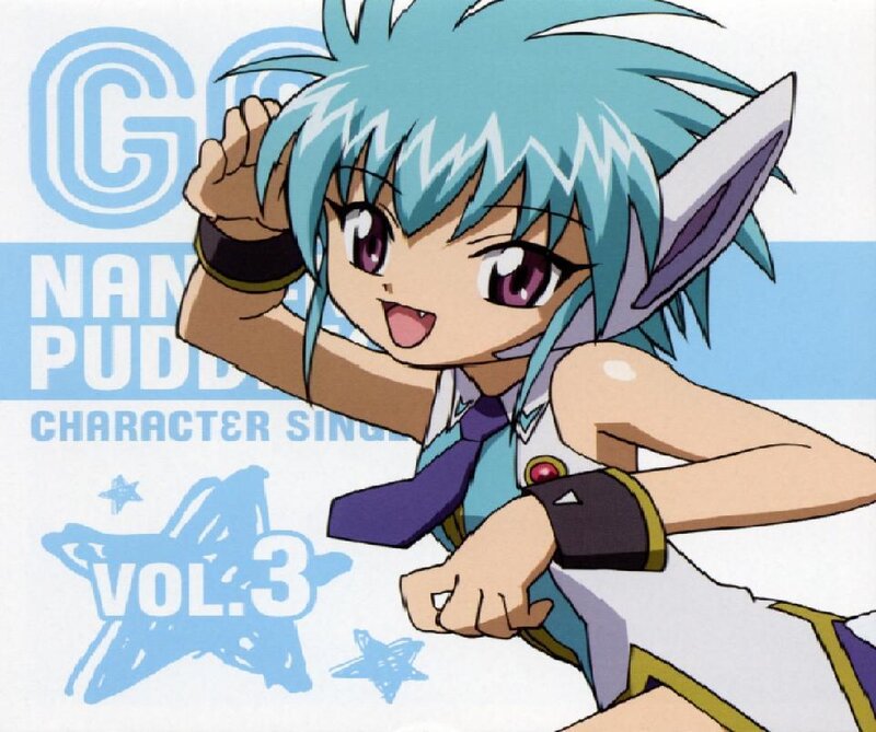 Anime Character with Blue Hair — Energetic