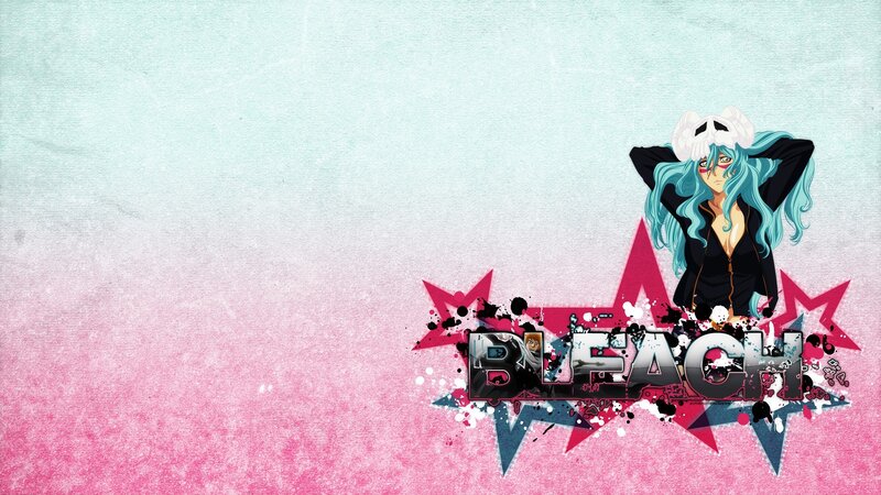 Anime Character with Blue Hair — Pink