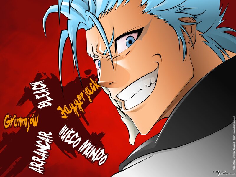 Anime Character with Blue Hair — Red, Aggressive
