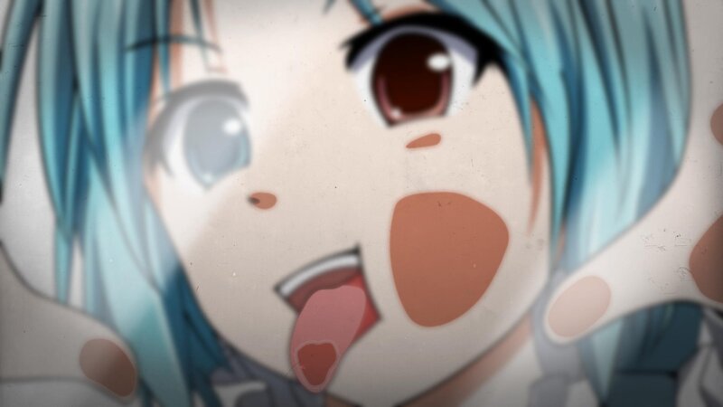Anime Character with Blue Hair — Surprised
