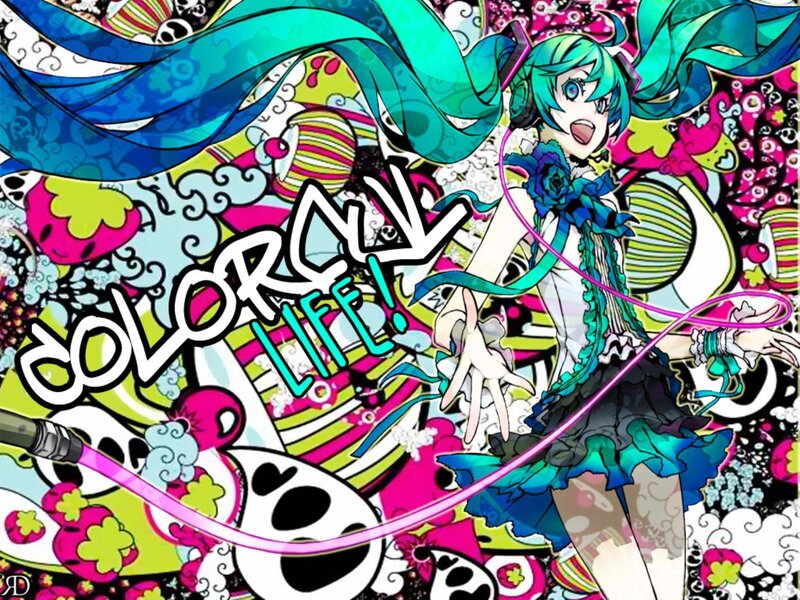 Anime Character with Blue Hair — Vibrant, Energetic