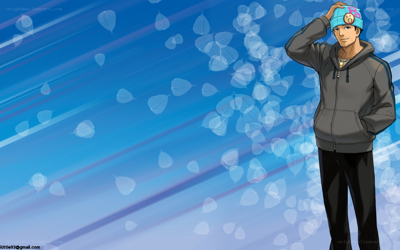 anime character with blue hat
