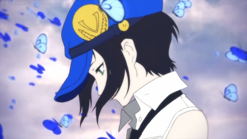 Anime Character with Blue Hat — Calm