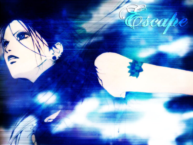 anime character with blue theme