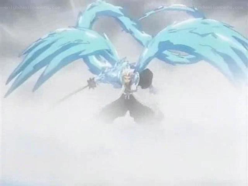 anime character with blue wings