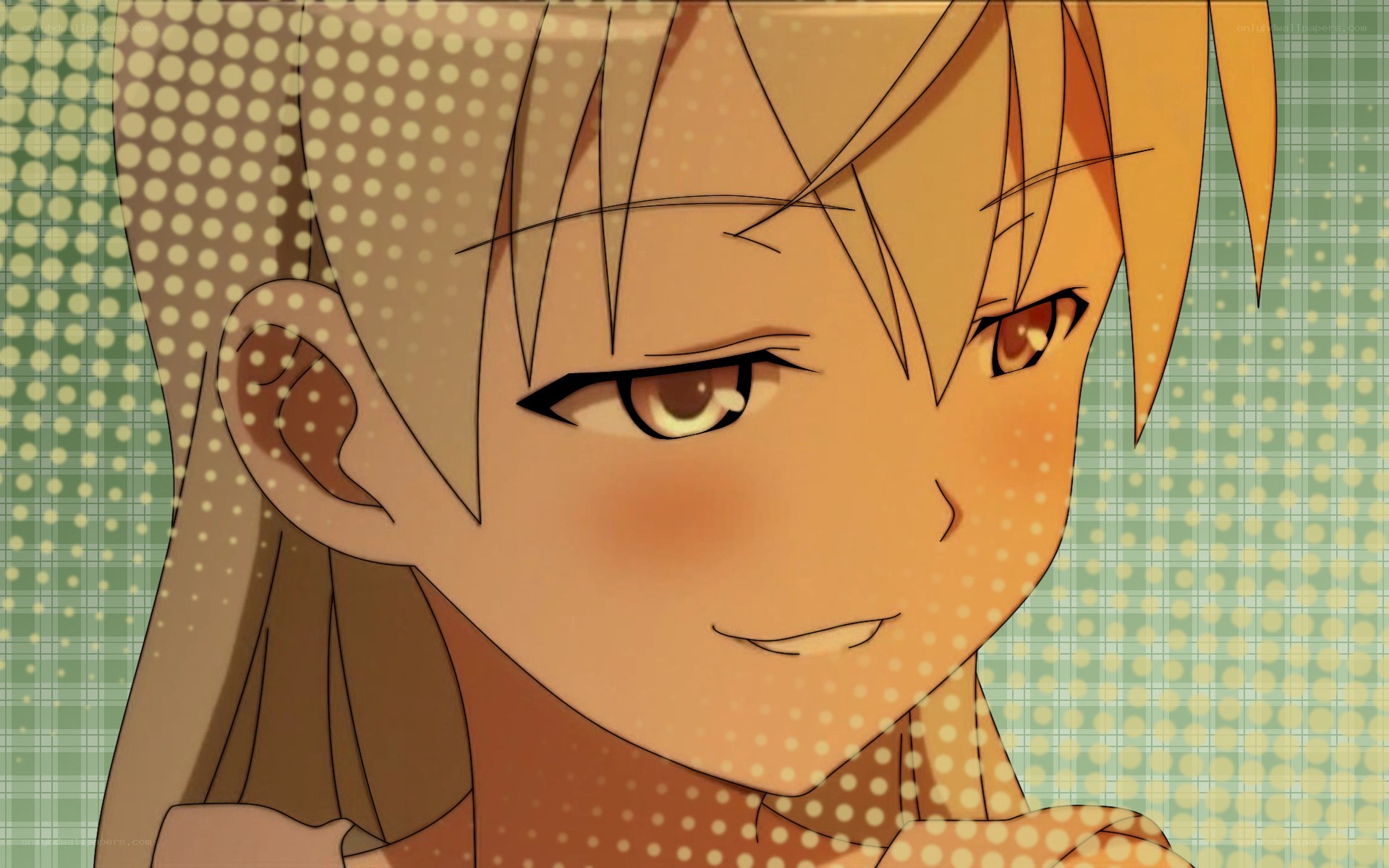 anime character with blush