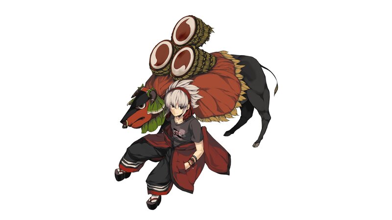 Anime Character with Boar