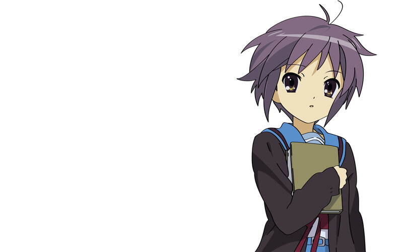 anime character with book