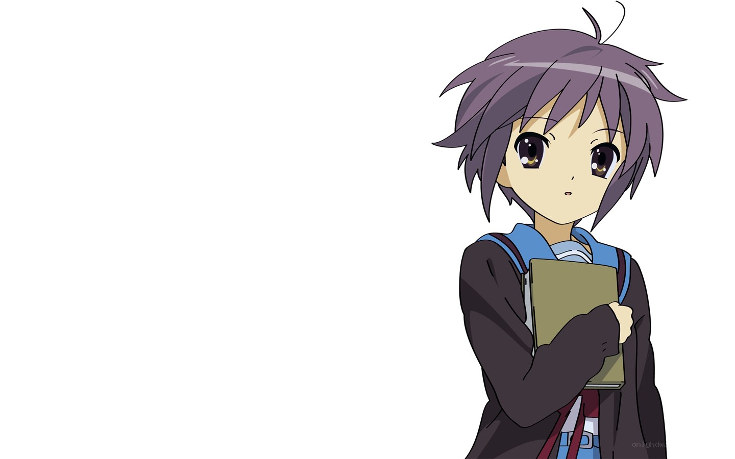 anime character with book