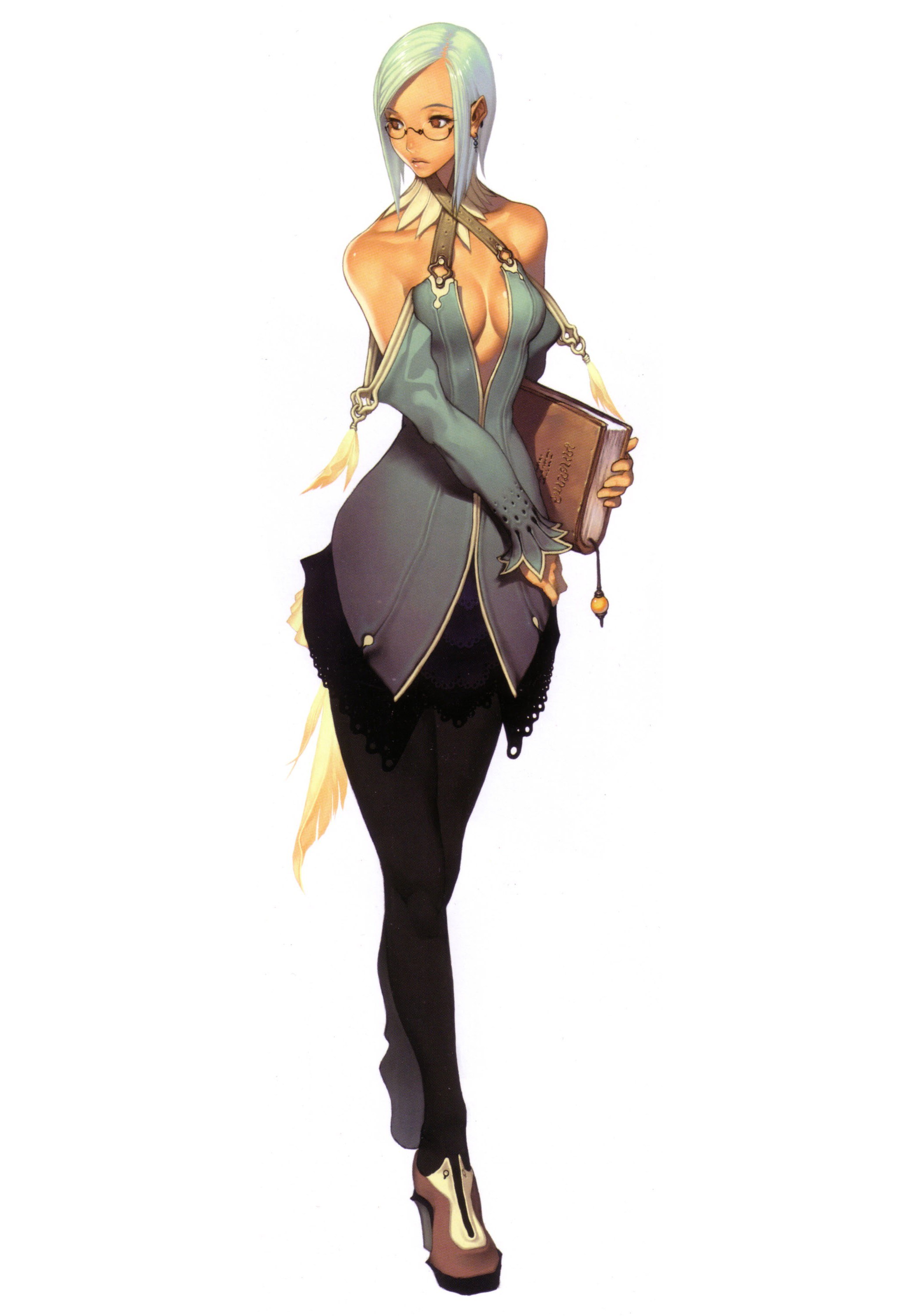 anime character with book