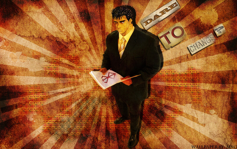 Anime character with book