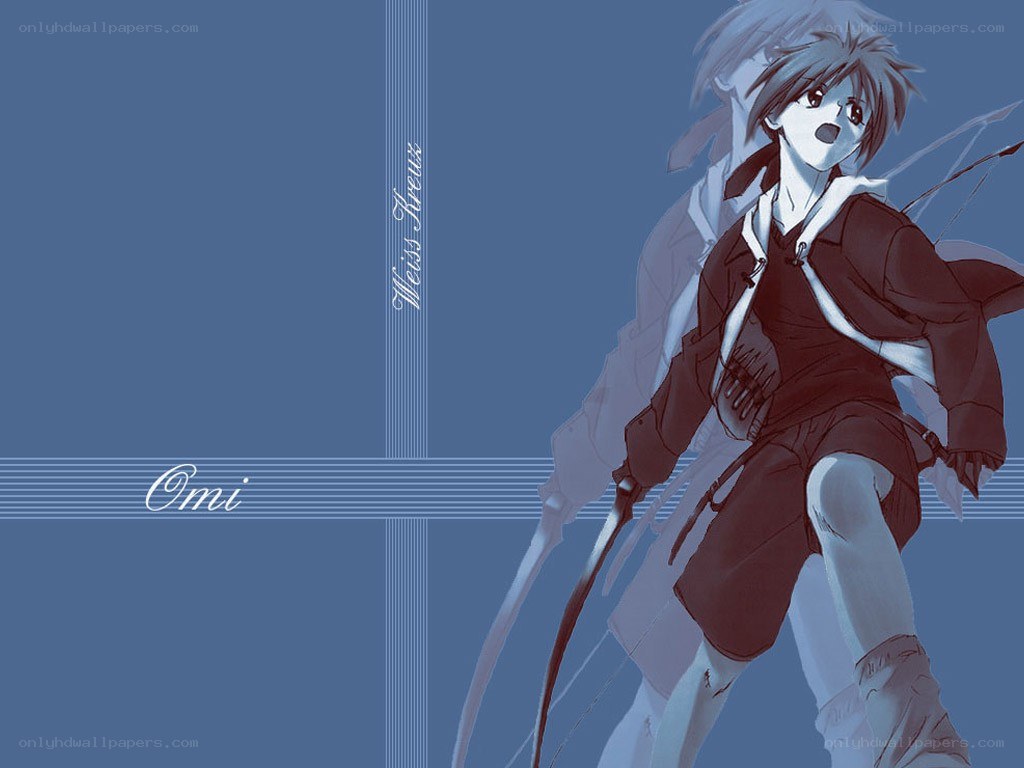 Anime character with bow and arrow