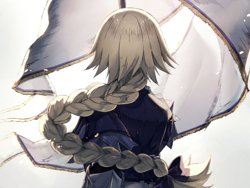 Anime Character with Braid