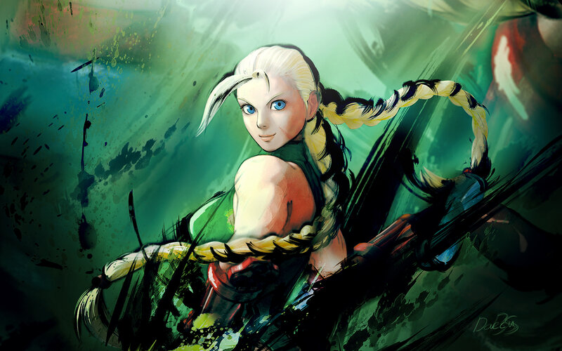 anime character with braided hair