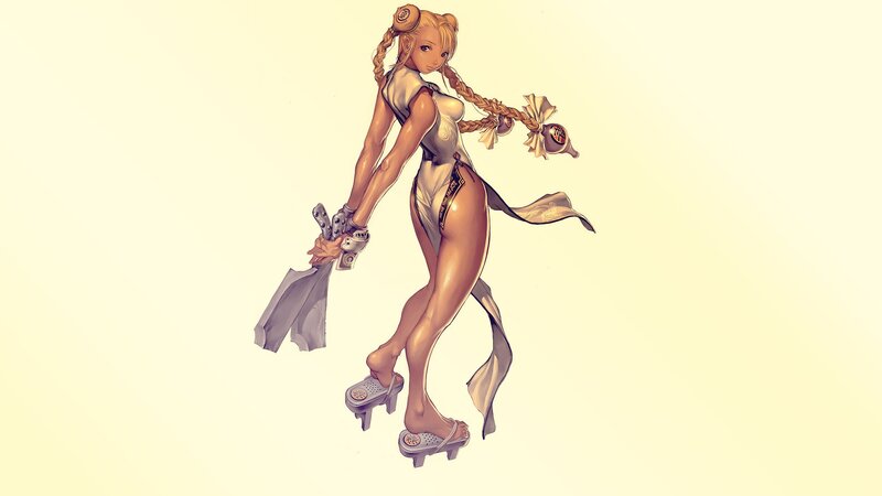 anime character with braided hair