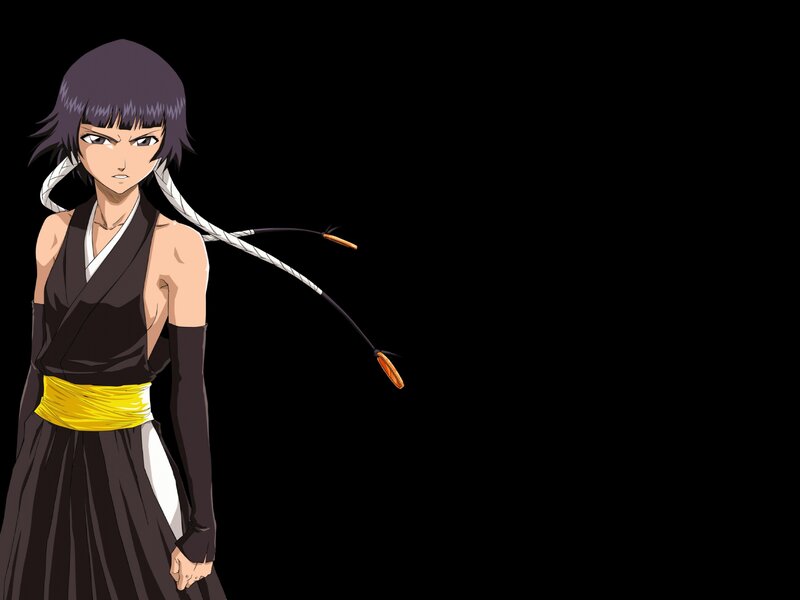 Anime Character with Braided Hair — Black