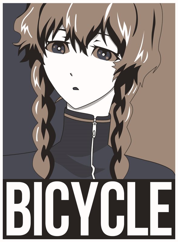 Anime Character with Braids — Brown