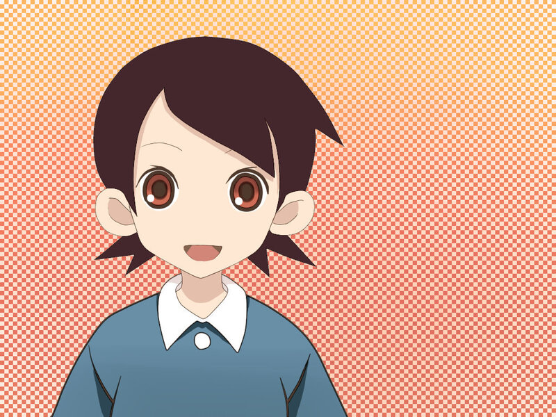 anime character with brown hair