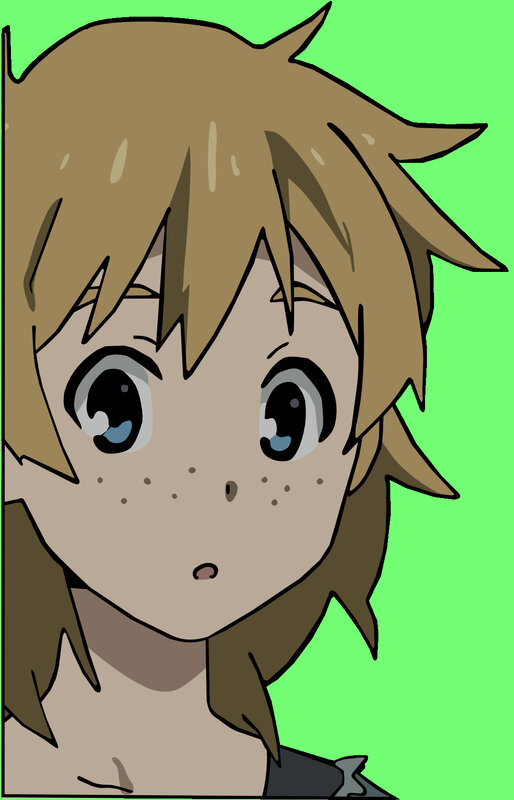 anime character with brown hair