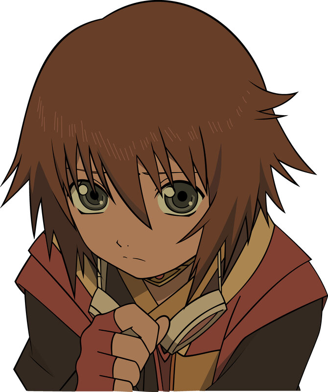 anime character with brown hair