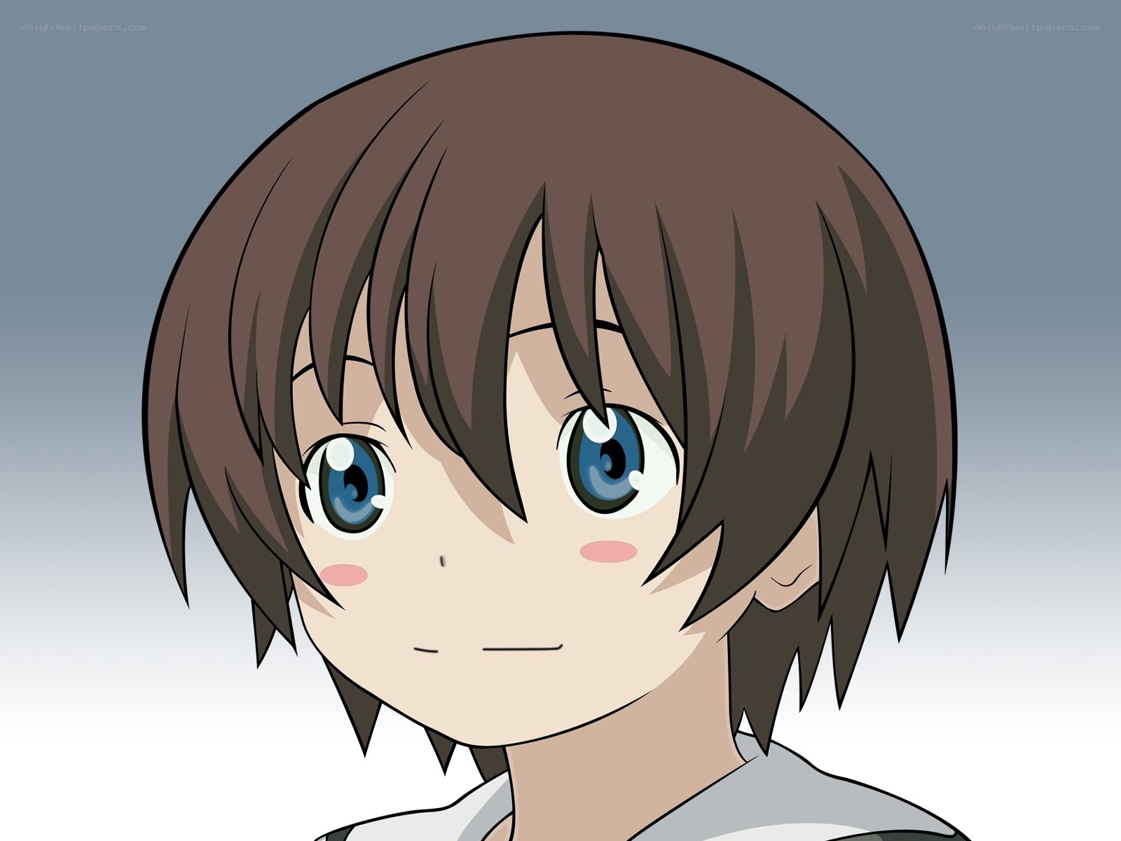 anime character with brown hair