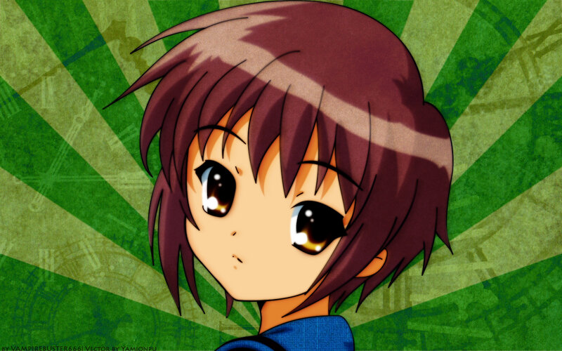 anime character with brown hair