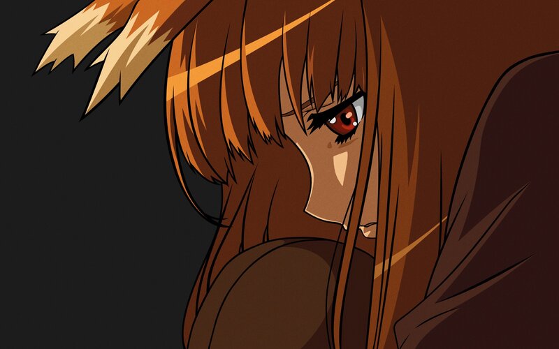 Anime Character with Brown Hair — Dramatic, Manga
