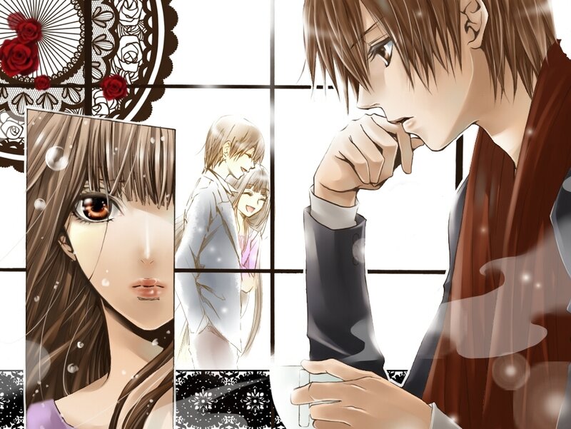 Anime Character with Brown Hair — Melancholic