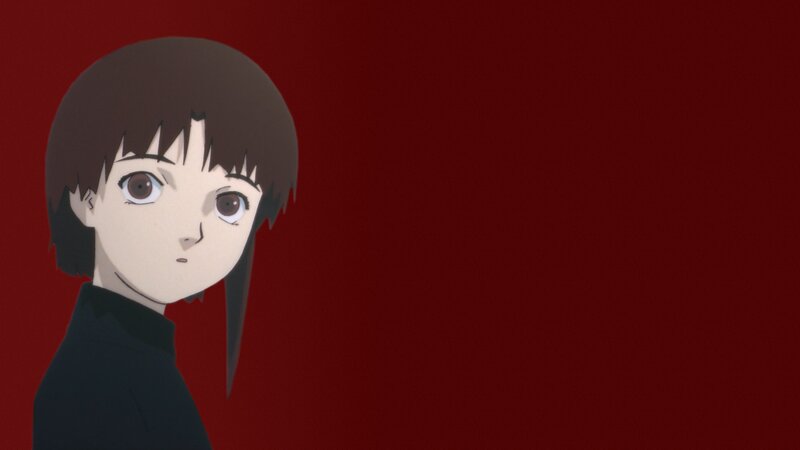 Anime Character with Brown Hair — Red