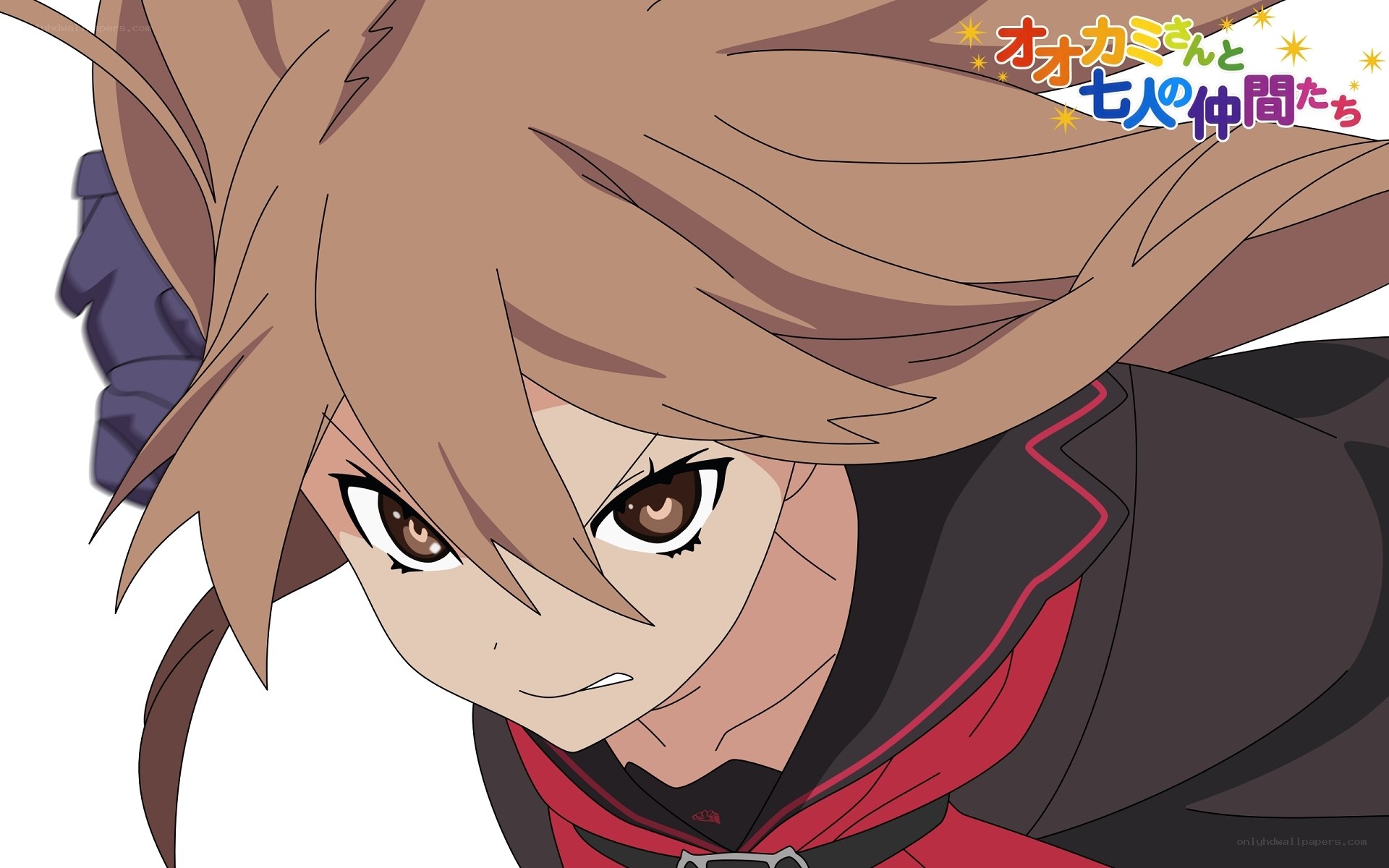 Anime character with brown hair