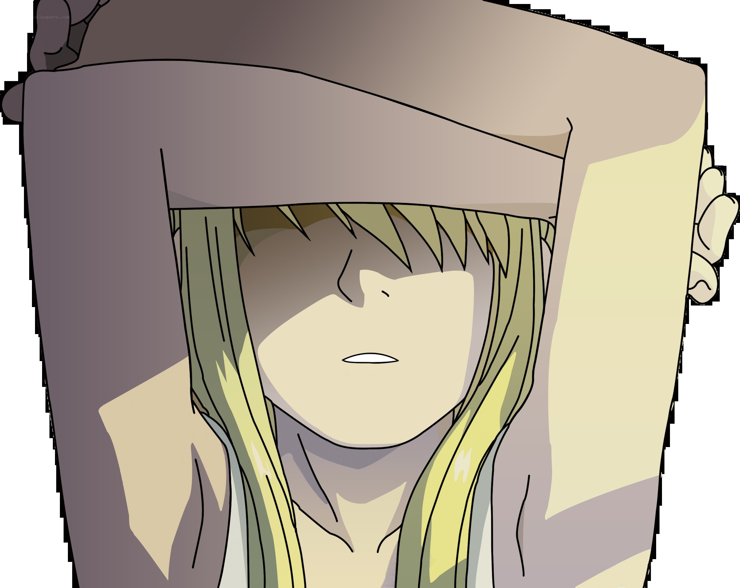 anime character with bucket