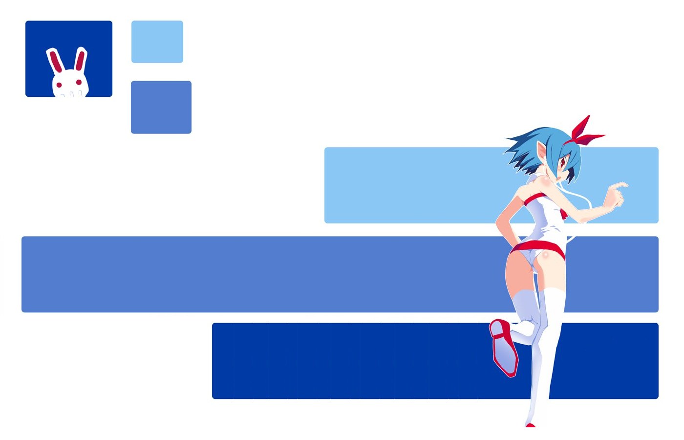 anime character with bunny ears