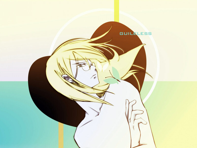 anime character with butterfly