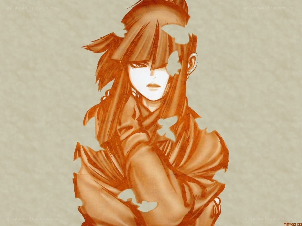 anime character with butterfly cutout