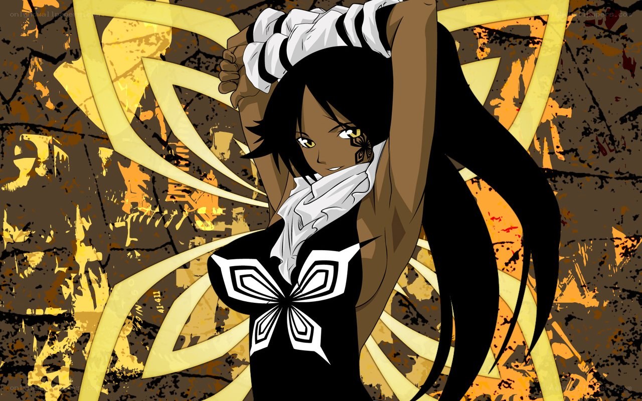 anime character with butterfly design