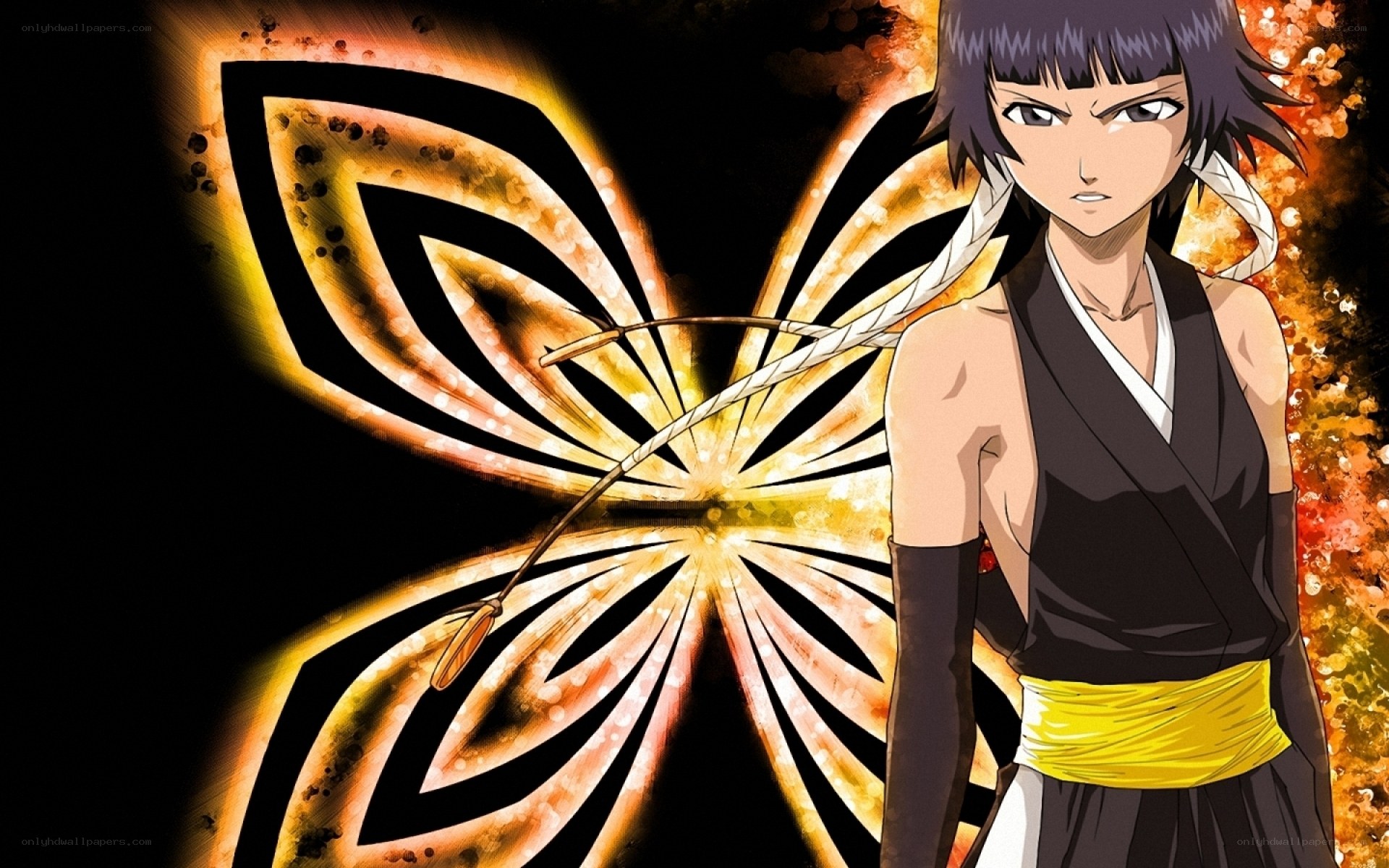 anime character with butterfly wings