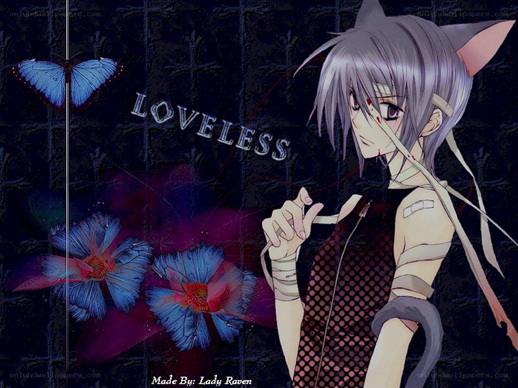 anime character with butterfly