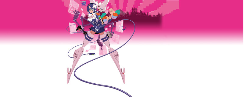 Anime Character with Cables