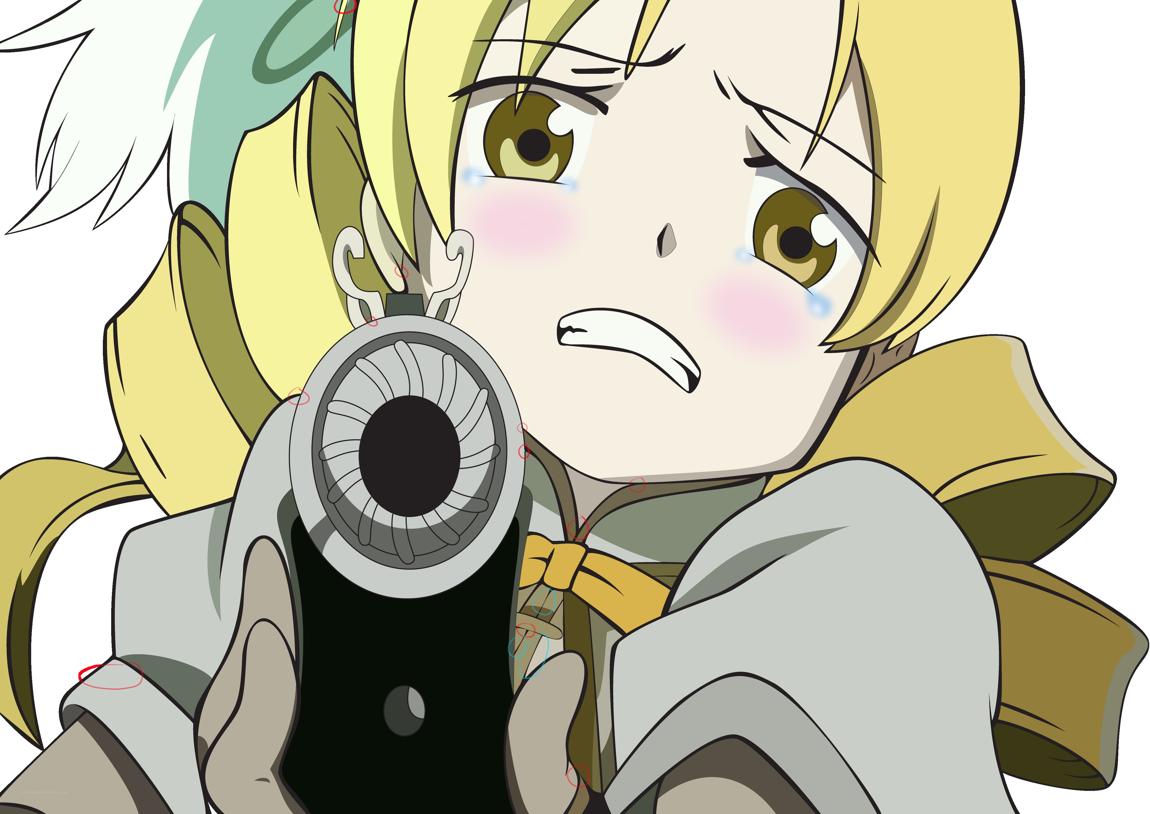 anime character with camera